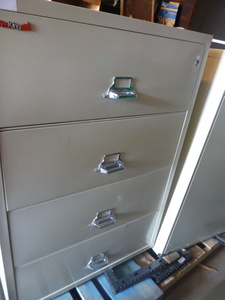 lot 11 image: Fire King Fire Proof File Cabinet
