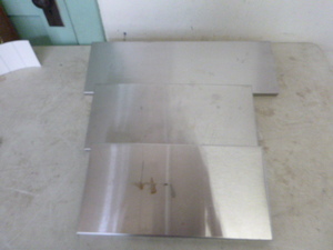 lot 35 image: 3 Stainless Steel Shelves