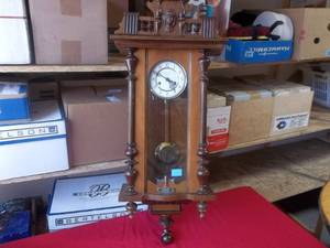 O.J. Lund Amal Vintage Wall Clock Works & Recently Serviced