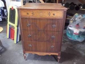 Anitique 4- Drawer Chest 32x17x46-Over 100 Years Old. Matches Lot# 9