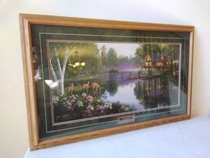 lot 28 image: Signed, Numbered, & Framed Sweet Serenity by Kim Norton