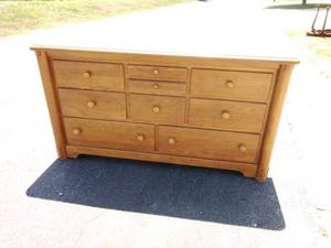 lot 16 image: Cabin Chic Lowboy Dresser