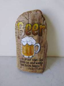 lot 22 image: Driftwood Beer Sign
