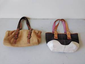 lot 50 image: Two Coach Purses