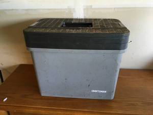 lot 116 image: Craftsman Portable Toolbox with Air Tools