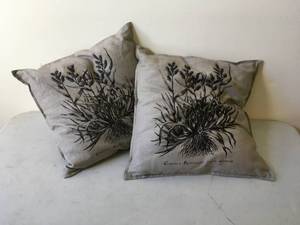 lot 79 image: Two Throw Pillows