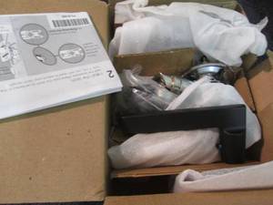 lot 7 image: Schlage Custom Latitude Matte Black...