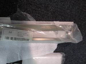 lot 24 image: 3- 2pks Manzoni 320 mm Satin Nickel...