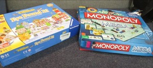 lot 79 image: Eye Found It Game, Monopoly Mega Ga...