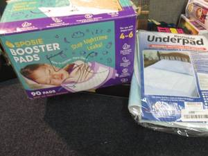 lot 95 image: Case of 90  Sposie Booster Pads, Re...