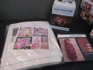 lot 101 image: Star Projector, Baby Blocks, Cute C...