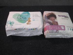 lot 118 image: Size 2, Size 5 Diapers...