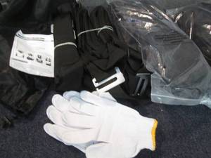 lot 120 image: 2 Sets LiftingMoving Straps with G...