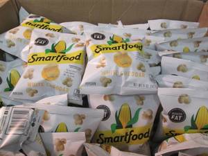 lot 128 image: Case of 72 - 12 oz Bags Smartfood ...