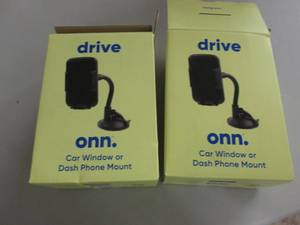 lot 140 image: 2 Drive Onn Window 0r Dash Phone Mo...
