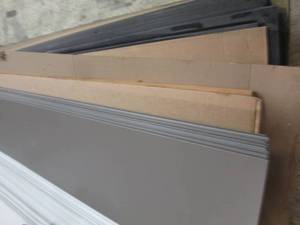 lot 151 image: Approximately 55 sheets 4x10 ft  Ex...