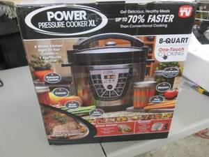 lot 218 image: Power Pressure Cooker XL 8 quart- o...