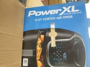 lot 220 image: Power XL 5 qt Vortex Air Fryer open...