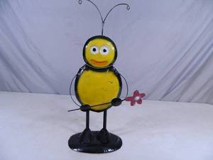 New Handmade Recycled Metal Garden Art Ladybug