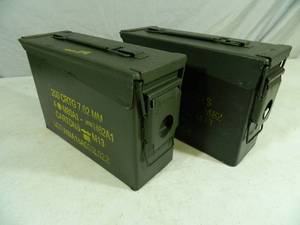 2 US Military Ammo Cans