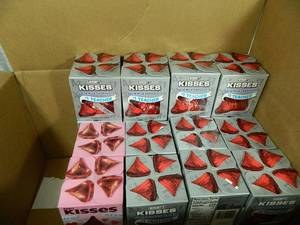 30 New Large Solid Milk Chocolate Hershey Kisses