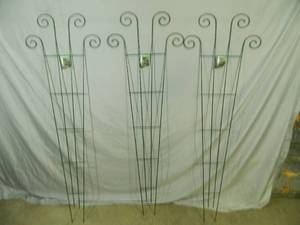 3 New Metal Garden  Flower Trellis