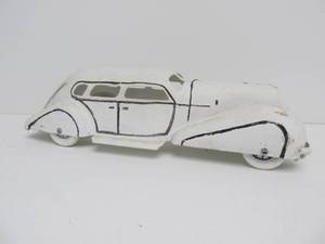 lot 216 image: Large Orig Late 1930s Pressed Steel Wyandotte Sedan - Painted