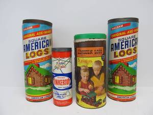 lot 229 image: Lot of Lincoln Logs & Tinker Toys