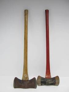 lot 54 image: Pair of Vintage Double Edge Axes