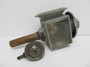 lot 84 image: 2 Antique Auto Lights