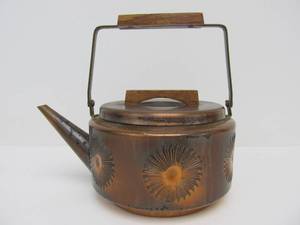lot 96 image: Mid Century Copper Teapot