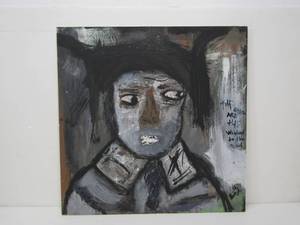 lot 252 image: Signed Original Abstract Portrait Painting by MN Artist Siro Amerson