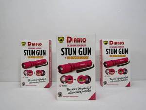 lot 115 image: 3 Brand New DIABLO Self Defense Stun Guns