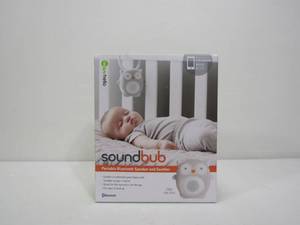 lot 117 image: Brand New SOUNDBUB Portable Bluetooth Baby Speaker & Soother - Owl