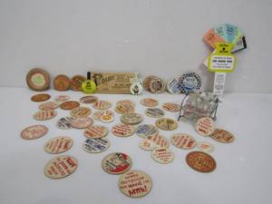 lot 193 image: Collection of Vintage Milk Caps & Dairy Advertising 