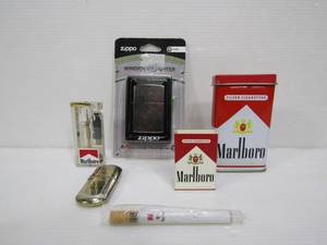lot 195 image: Lot of MARLBORO Advertising Promo Items Lighters etc