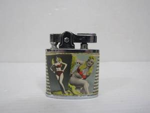 lot 198 image: Nice Vintage PINUP Cigarette Lighter