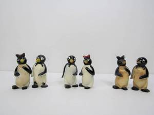 lot 9 image: 3 Sets of Vintage WILLIE & NILLIE Penguin Salt & Pepper Shakers
