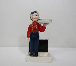 lot 11 image: Vintage PHILLIP MORRIS Johnny The Bellboy Advertising Display & NOS Lighter
