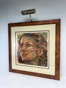 lot 4 image: Framed Signed Numbered BEV DOOLITTLE Print - The Earth Is My Mother
