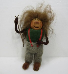 lot 297 image: Large Vintage Norwegian Troll Doll