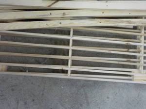 lot 183 image: Wooden Shoe Rack needs assembly...