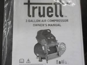 lot 194 image: Truett 3 Gallon Air Compressor...