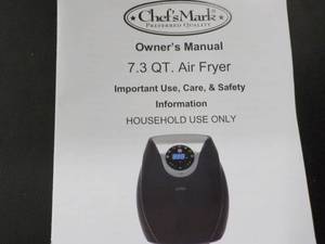lot 195 image: Chefs Mark Air Fryer...