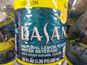 lot 206 image: Case of 24 Dasani Natural Lemon Fla...