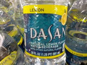 lot 212 image: Case of 24 Dasani Natural Lemon Fla...
