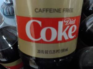 lot 214 image: Case of 24 Bottles Caffeine Free Di...