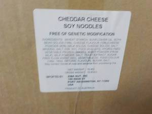 lot 232 image: Cheddar Cheese Soy Noodles 10 KG bo...