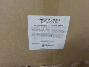 lot 233 image: Cheddar Cheese Soy Noodles 10 KG bo...