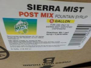 lot 250 image: 5 Gallon Sierra Mist Post Mix Fount...
